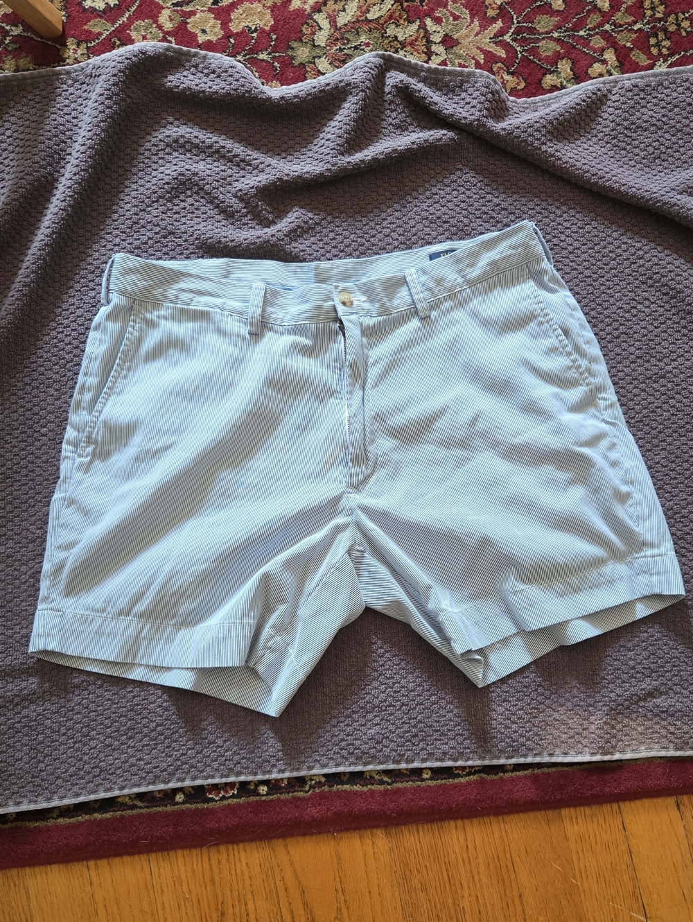 Polo Ralph Lauren Seersucker Shorts, Size 36, Classic Fit